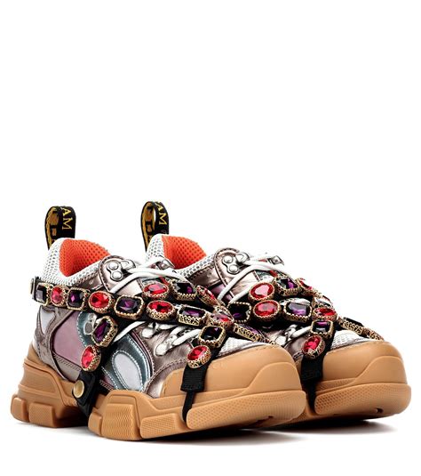 gucci flash trek shoes|flashtrek Gucci sneakers with swimsuit.